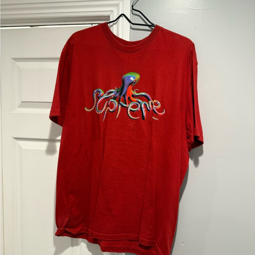 Supreme Red Graphic T-Shirt